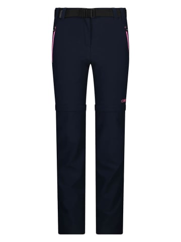 2-in-1 functionele broek donkerblauw