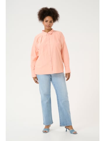 Blouse abrikooskleurig
