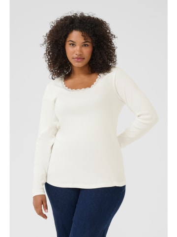 Longsleeve in Weiß