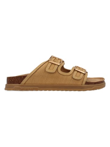 Pantoleten in Beige