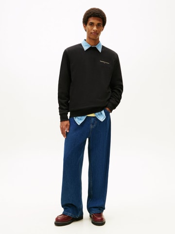 Sweatshirt in Schwarz
