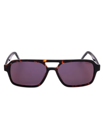 Herren-Sonnenbrille in Braun/ Lila