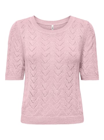 Sweter w kolorze jasnoróżowym