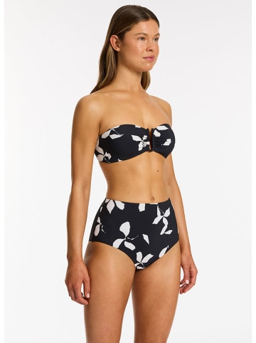 Biustonosz bikini w kolorze czarno-białym