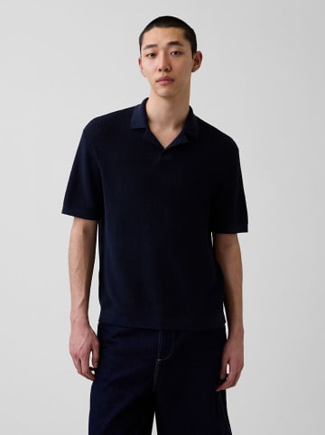 Koszulka polo w kolorze granatowym