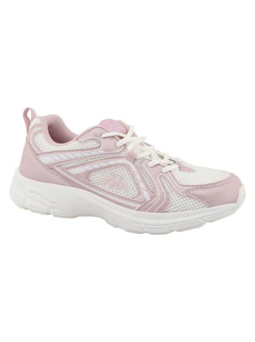 Sneakersy "Kusuma" w kolorze biało-jasnoróżowym