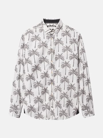 Blouse wit/zwart