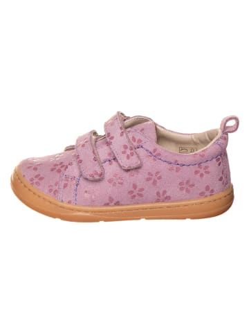 Leren barefootschoenen paars