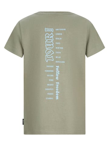 Koszulka "Elwin" w kolorze khaki