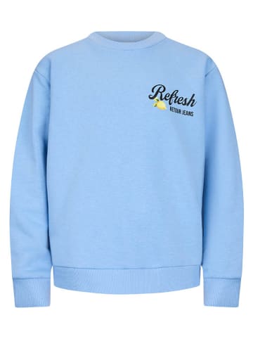 Sweatshirt "Leo" lichtblauw