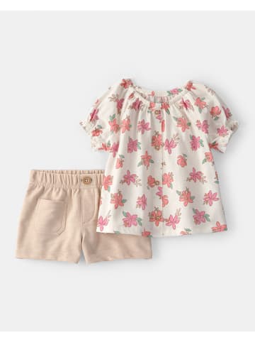 2tlg. Outfit in Beige/ Creme