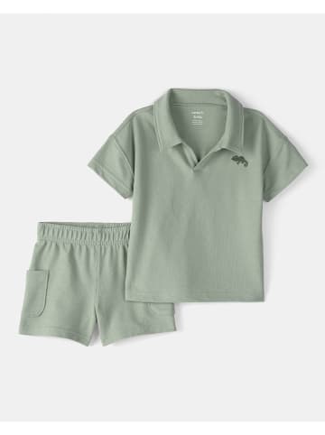 2tlg. Outfit in Khaki