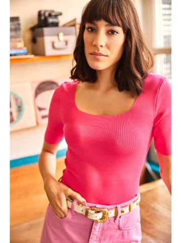 Blouse roze