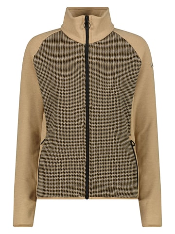 Fleece vest beige