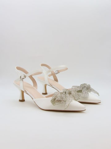 Slingpumps in Weiß