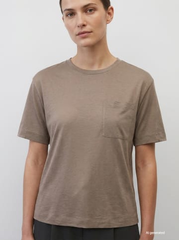 Shirt in Hellbraun