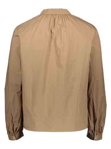 Bluse in Hellbraun
