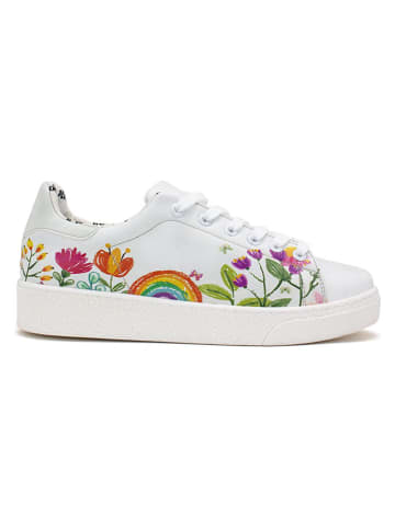 Sneakers in Weiß/ Bunt