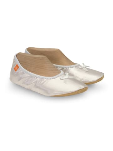 Hausschuhe "Glam" in Creme
