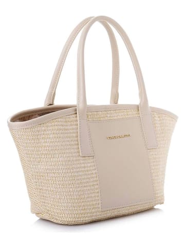Henkeltasche "Amalfi" in Creme - (B)38 x (H)19 x (T)12 cm