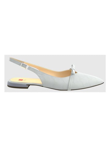 Leder-Slingballerinas "Pretty" in Hellblau