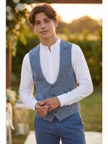 Bodywarmer lichtblauw/blauw