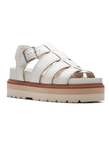 Leren sandalen "Orianna Twist" wit