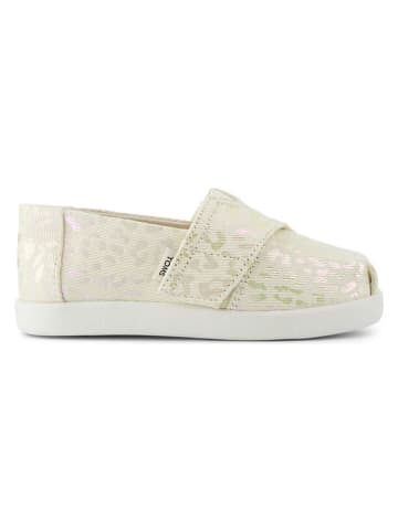 Slippersy w kolorze kremowym