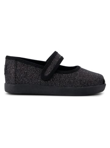 Spangenballerinas in Schwarz