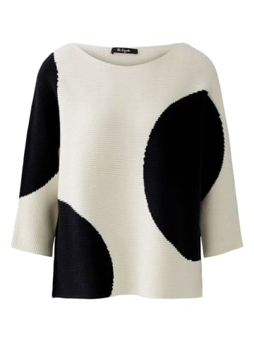 Sweter w kolorze kremowo-czarnym