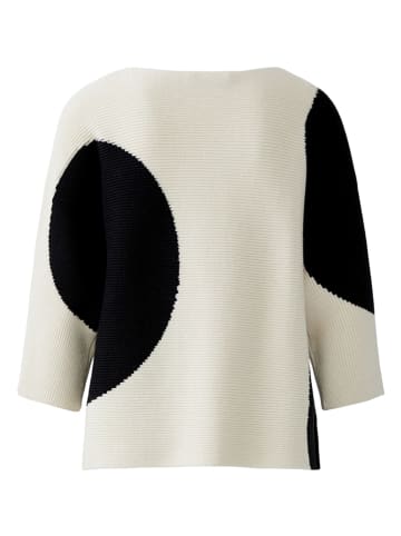 Sweter w kolorze kremowo-czarnym