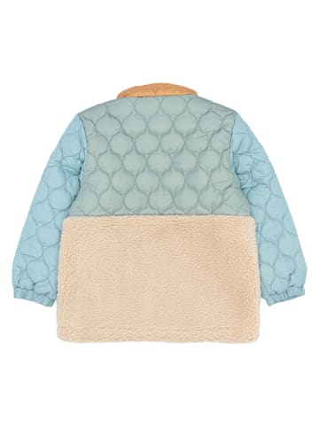 Übergangsjacke in Hellblau/ Beige