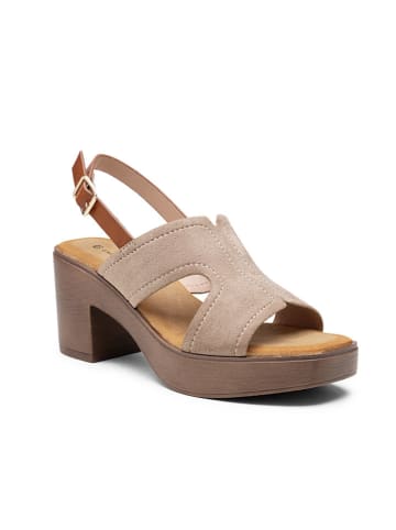 Sandaletten in Khaki