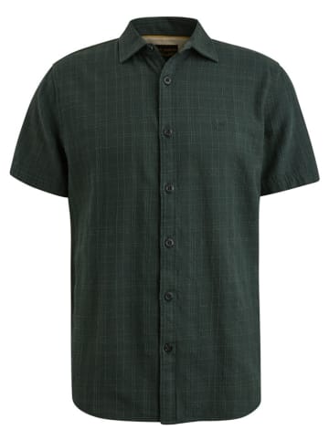 Blouse - regular fit - donkergroen