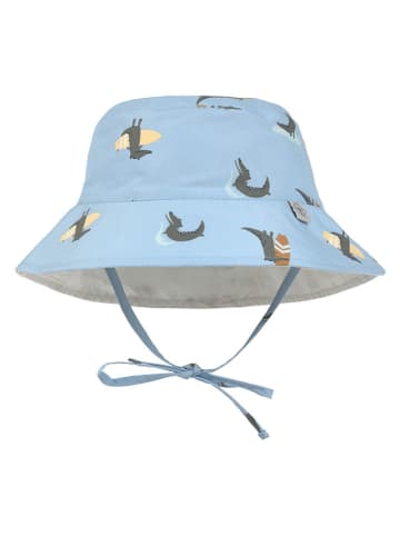 Wende-Sonnenhut in Hellblau/ Creme