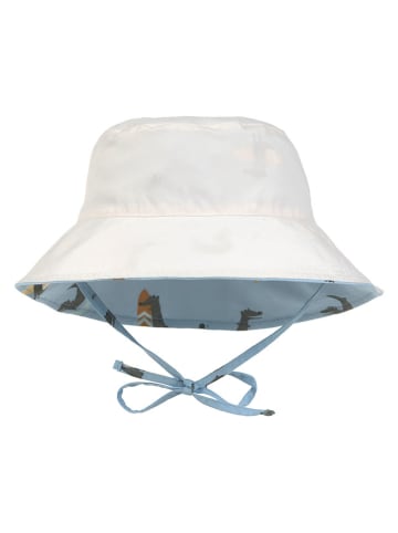 Wende-Sonnenhut in Hellblau/ Creme