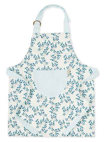 Kinderschürze in Creme/ Blau - ab 3 Jahren