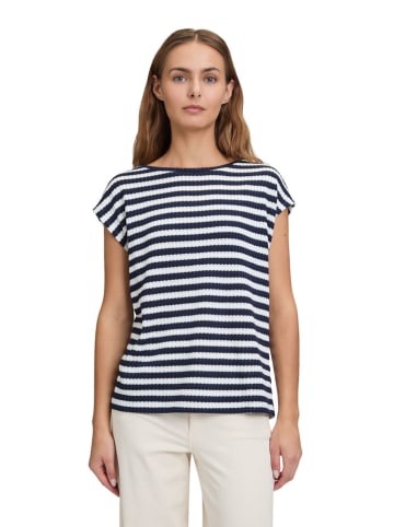 Shirt donkerblauw/wit