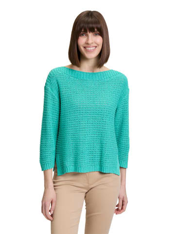 Sweter w kolorze turkusowym
