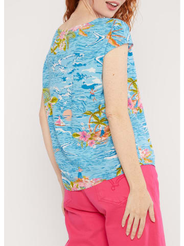 Bluse in Hellblau