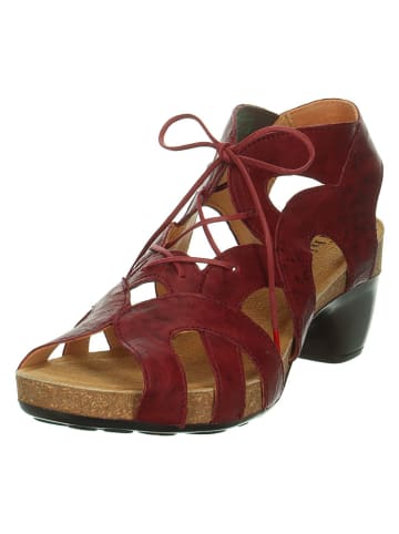 Leder-Sandaletten "Traudi" in Rot