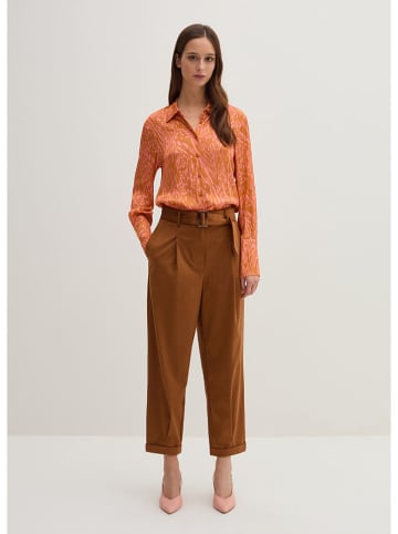Blouse oranje/lichtroze