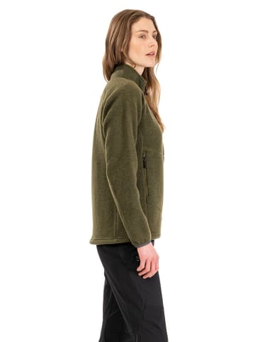 Fleece vest olijfgroen