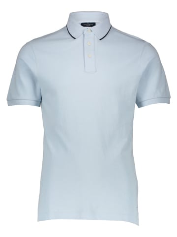 Koszulka polo w kolorze błękitnym
