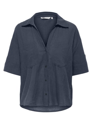 Blouse donkerblauw