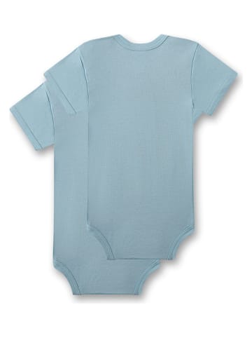 2-delige set: rompers lichtblauw
