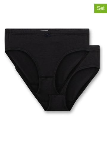2er-Set: Slips in Schwarz