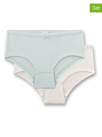 2er-Set: Pantys in Hellblau/ Creme