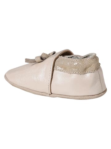 Leder-Lauflernschuhe in Beige