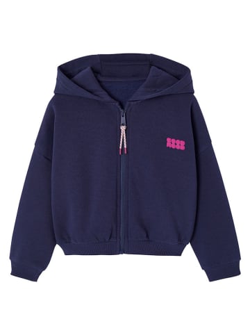 Sweatjacke in Dunkelblau